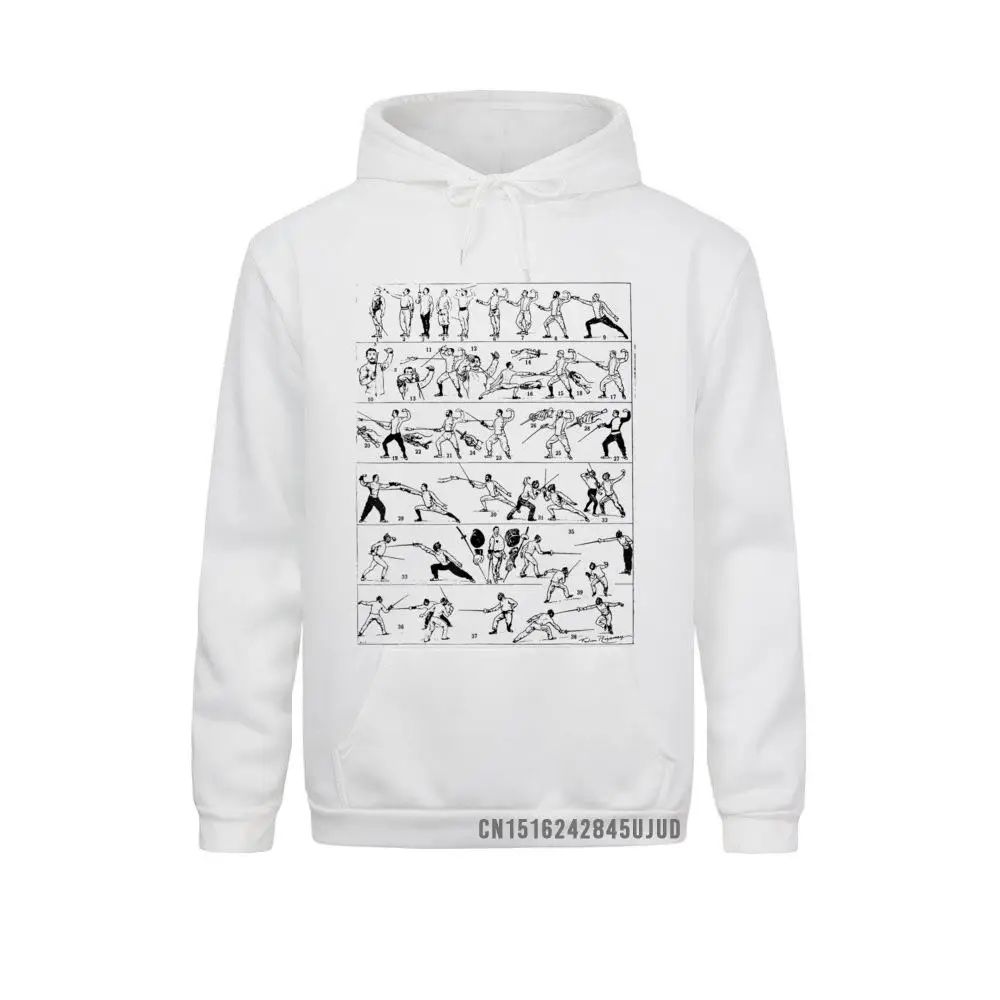 

Fencing Vintage Chart Retro Funny Fencing Sports Pullover Sweatshirts For Men Long Sleeve Hoodies On Sale Fall Clothes Unique