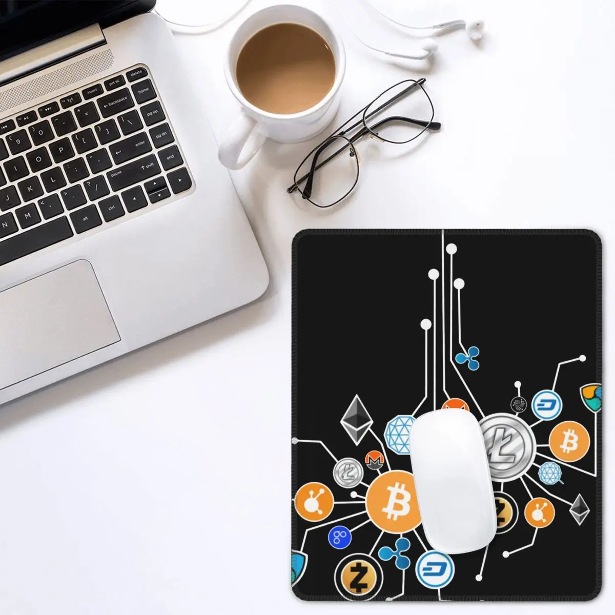 

Cryptocurrency Gaming Mouse Pad Bitcoin Crypto Btc Blockchain Geek Lockedge Soft Mat Natural Rubber Computer Keyboard Desk Pad