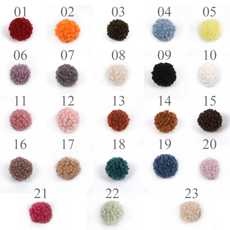 Мягкие плюшевые шарики 1 шт. помпон Тедди пушистые меховые для рукоделия