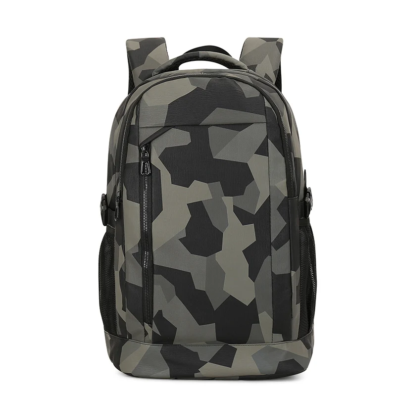 

Simple Men's Backpacks Unisex Outdoor Climbing Camouflage Bagpack Lightweight Oxford Cloth Fabric Business Computer Bag Youth