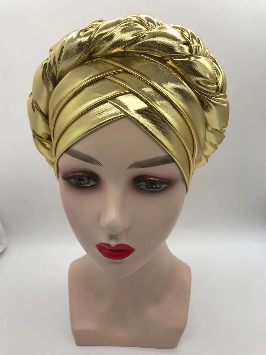 Последняя новинка aso oke auto gele headtie 2021 уже африканская Кепка ручной работы