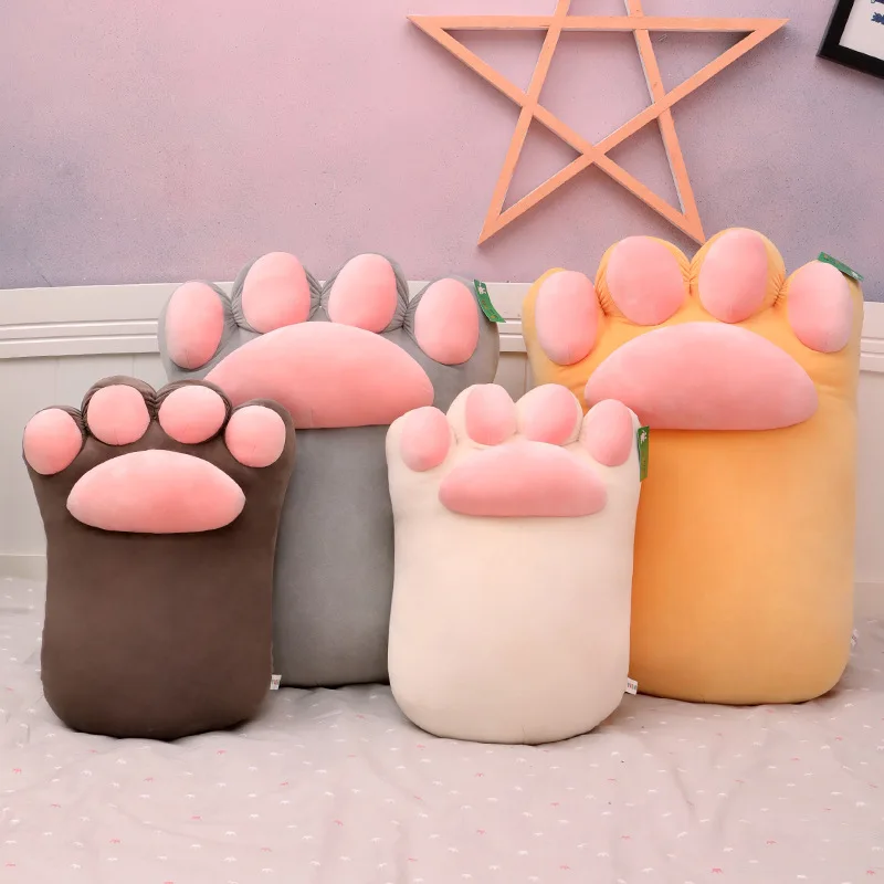 

Plush Toys Animal Cat paw Cute Creative Long Soft Toys Nap Sleeping Pillow Cushion high quality Stuffed Gift Doll for Kids