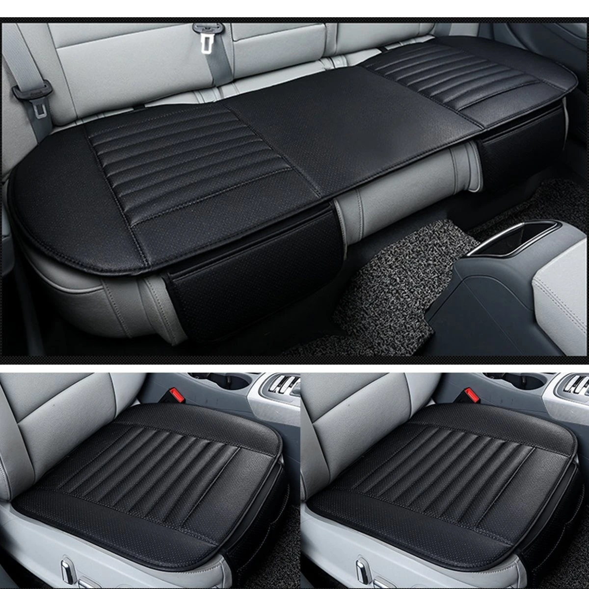 comprar Capa De Assento Do Carro Couro Do Plutônio Almofada De Automóveis Protetor De Assento Respirável Almofada Couro Do Plutônio Universal Cadeira Carro Esteira Acessórios Automóveis