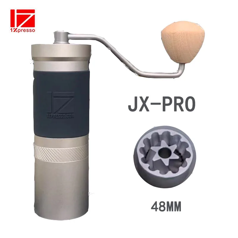 

Ручная кофемолка серии 1zпрессе Jx, алюминиевая кофемолка, Регулируемая мини-кофемолка из нержавеющей стали