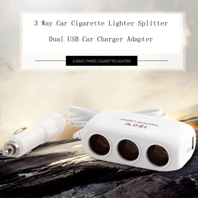 3 способа розетка для автомобильного прикуривателя сплиттер адаптер питания