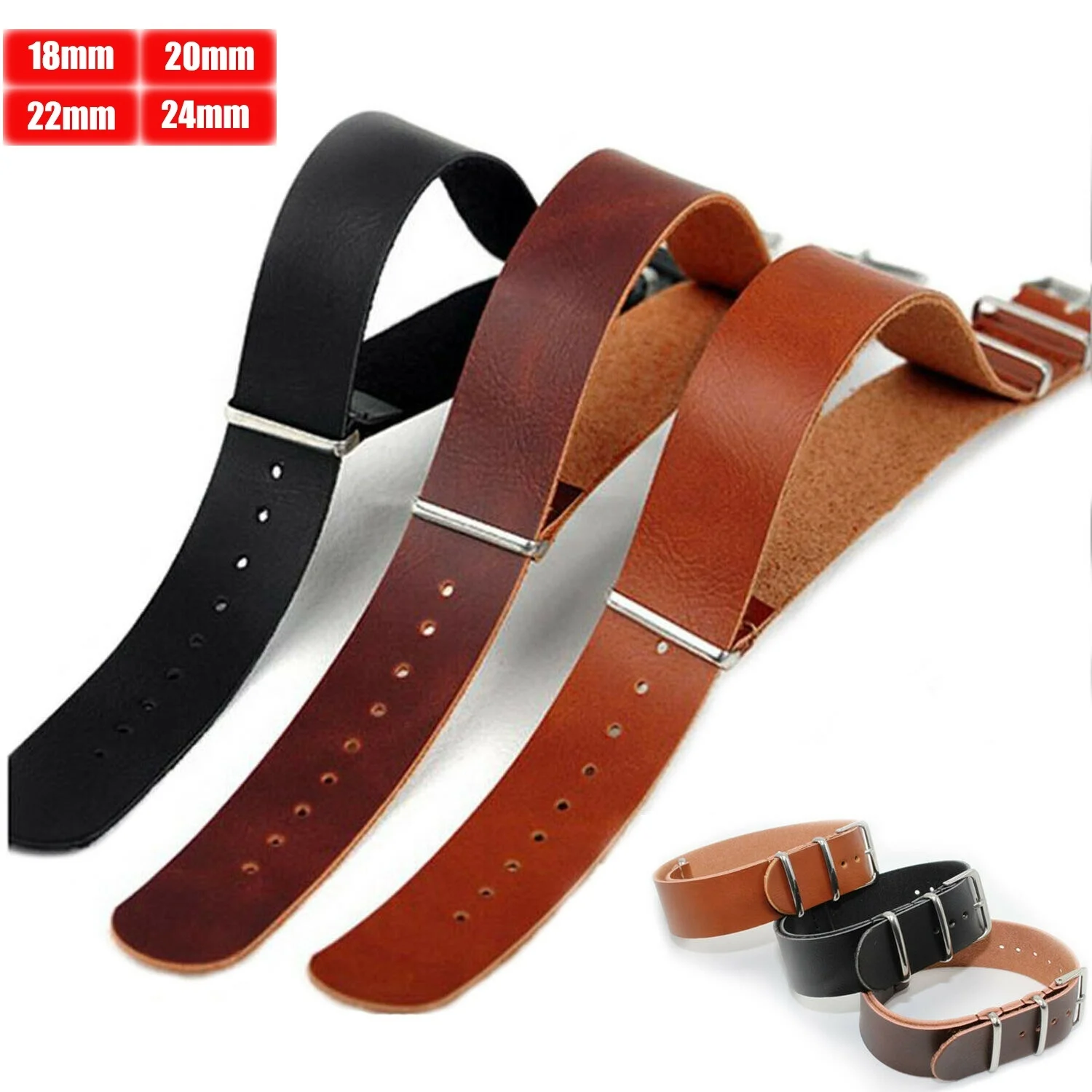 Ремешок из натуральной кожи для наручных часов браслет в ретро стиле мужчин и