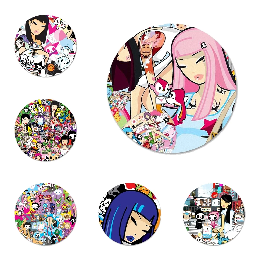 Японский Tokidoki японские значки металлические для детской одежды | Дом и сад