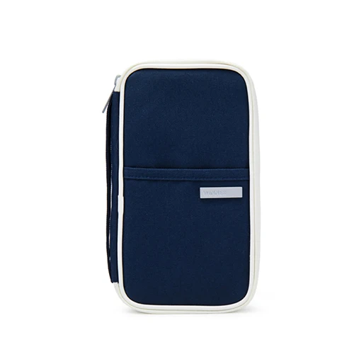 Navy Blue S Женская Многофункциональная Сумка для документов, мужская сумка для паспорта, авиа, удобная сумка для хранения, повседневный дорожный клатч, комплект аксессуаров - Цвет: Navy Blue S