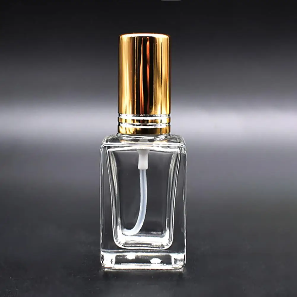 Мини Портативный квадратный прозрачный многоразовый спрей для духов 15 мл пустая