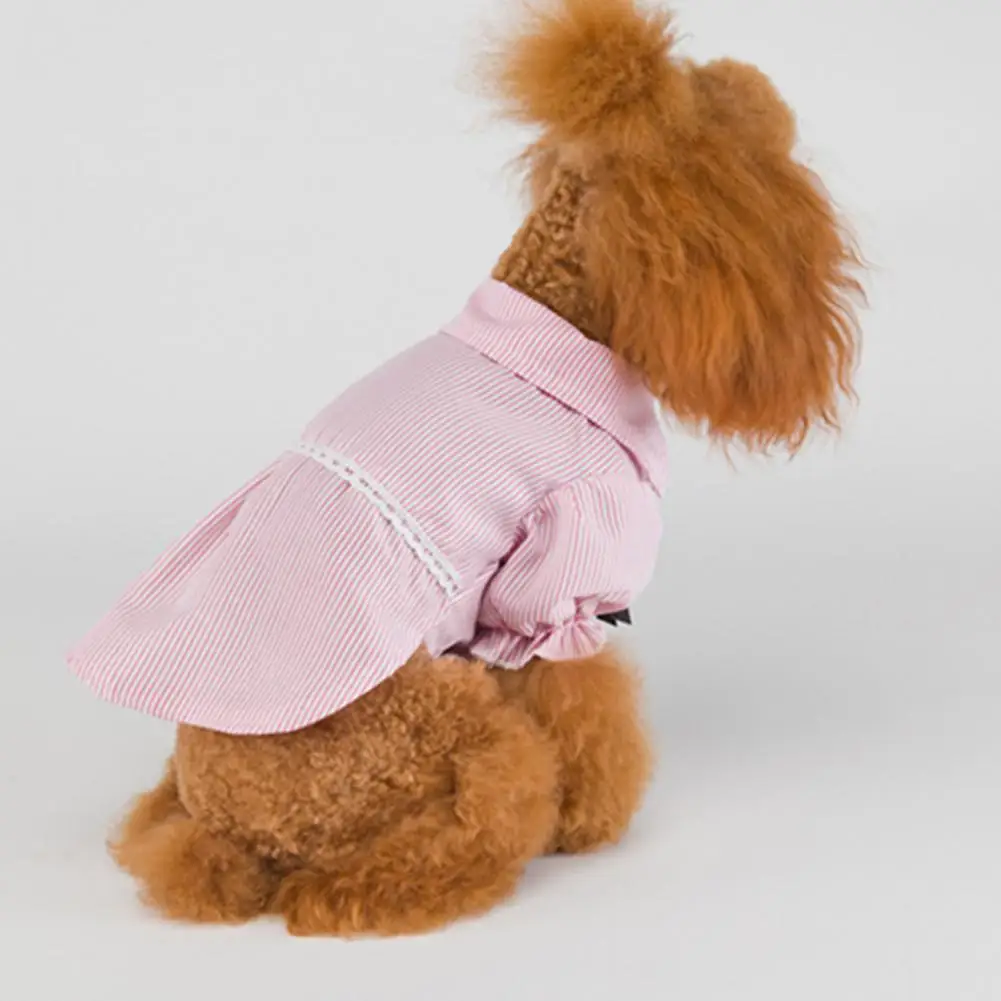 

50% Hot Sales!!! Pet Shirt Stand-up Collar Breathable Short Sleeve Pet Fashion Two-legged Clothing for Small Dog