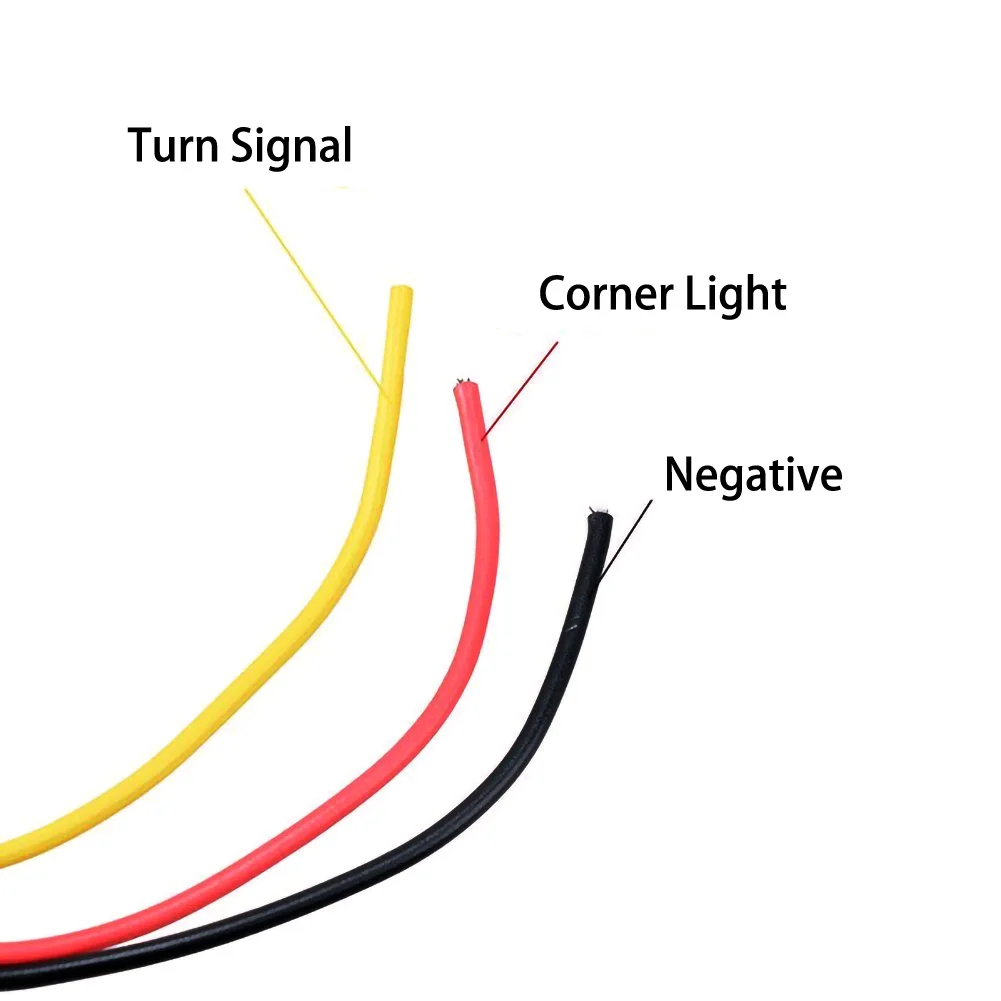 Универсальный светодиодный стоп сигнал поворота для грузовиков 2 шт. 24 В дюйма