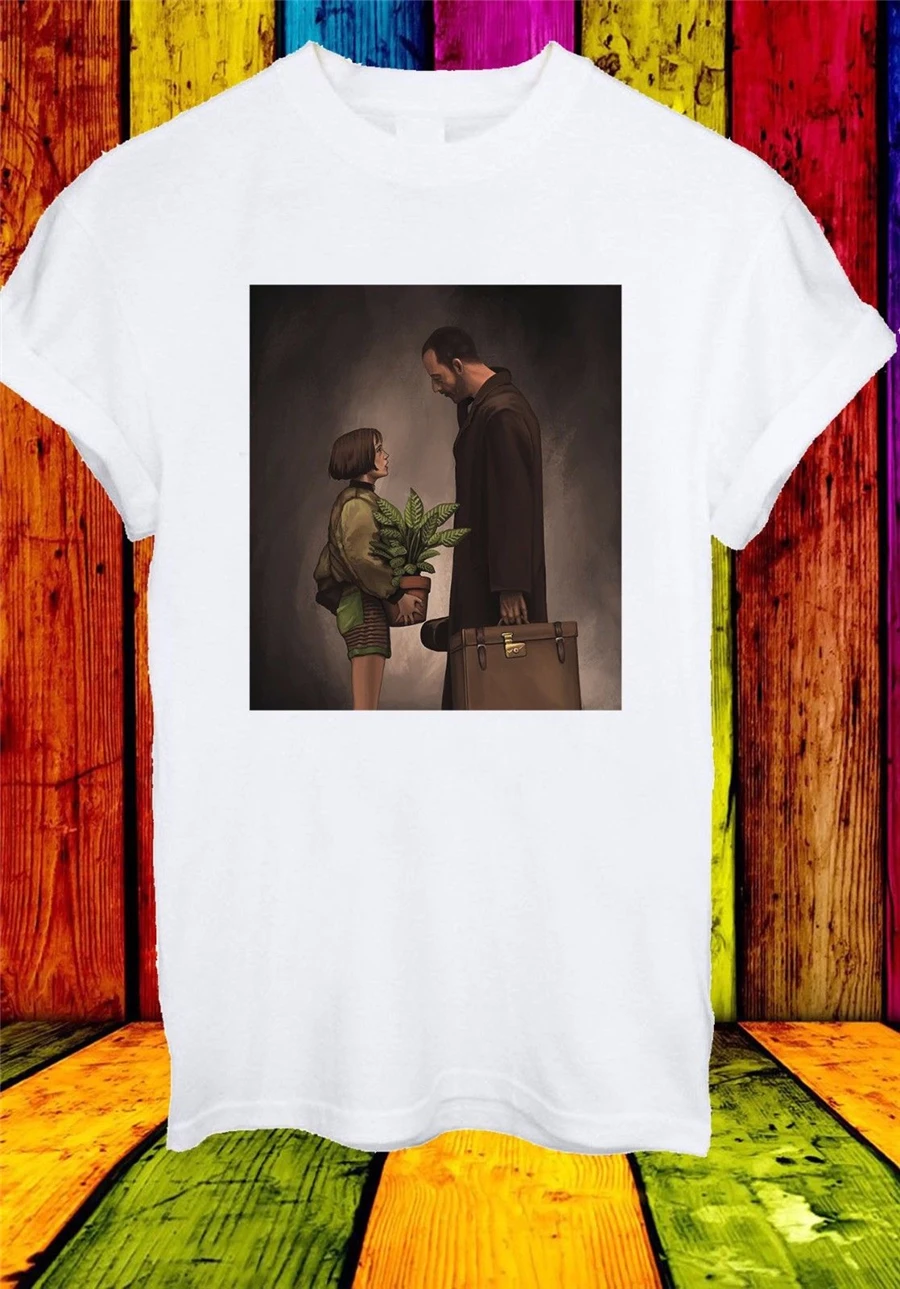 Leon Matilda Профессиональный джинс Рино фильм мужчины женщины унисекс футболка 756