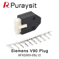 siemens v90 low inertia servo motor encoder cable connector 12 core plug 6fx2003 0sl12