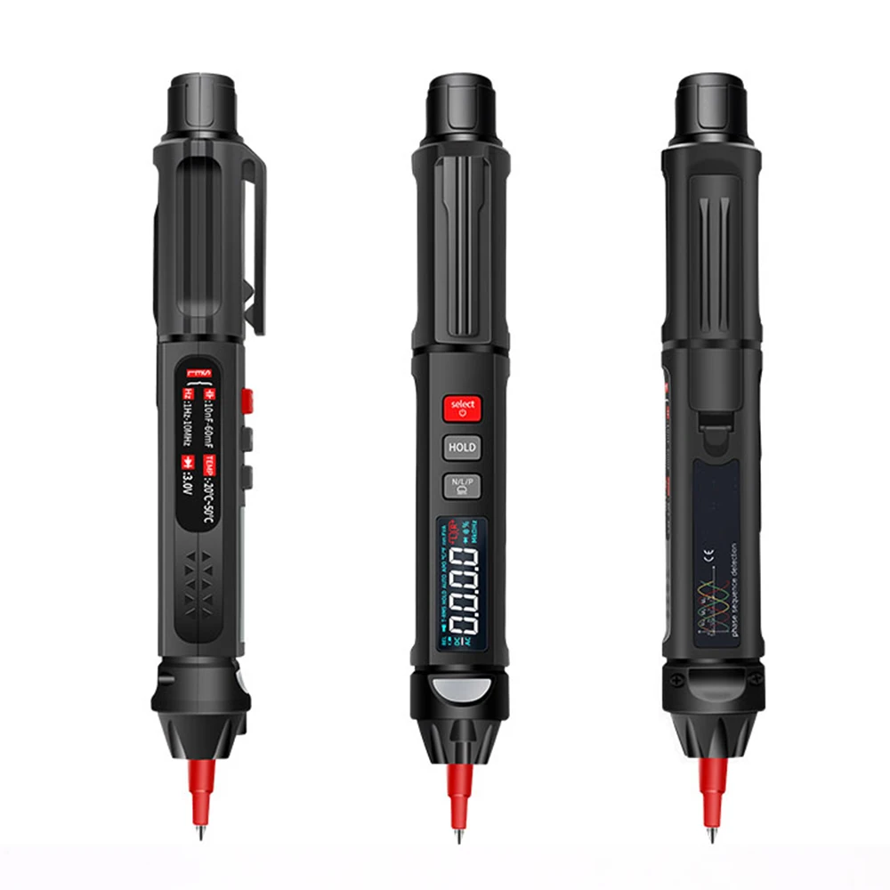 Portable Digital Multimeter Auto Intelligent Sensor Pen Tester 6000 Counts NonContact Voltage Meter Multimetre Polimetro | Инструменты