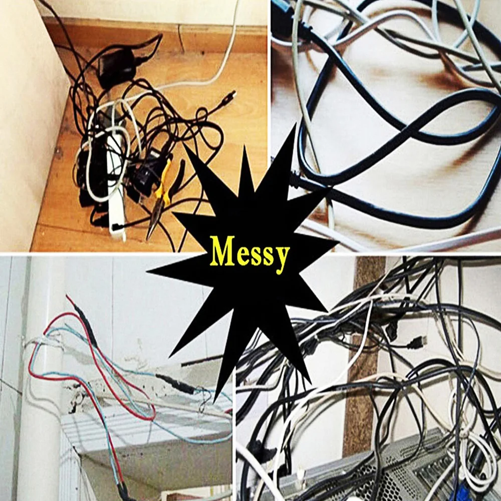 Органайзер для кабелей 20 шт./компл. органайзер хранения проводов|Хранилище дома и