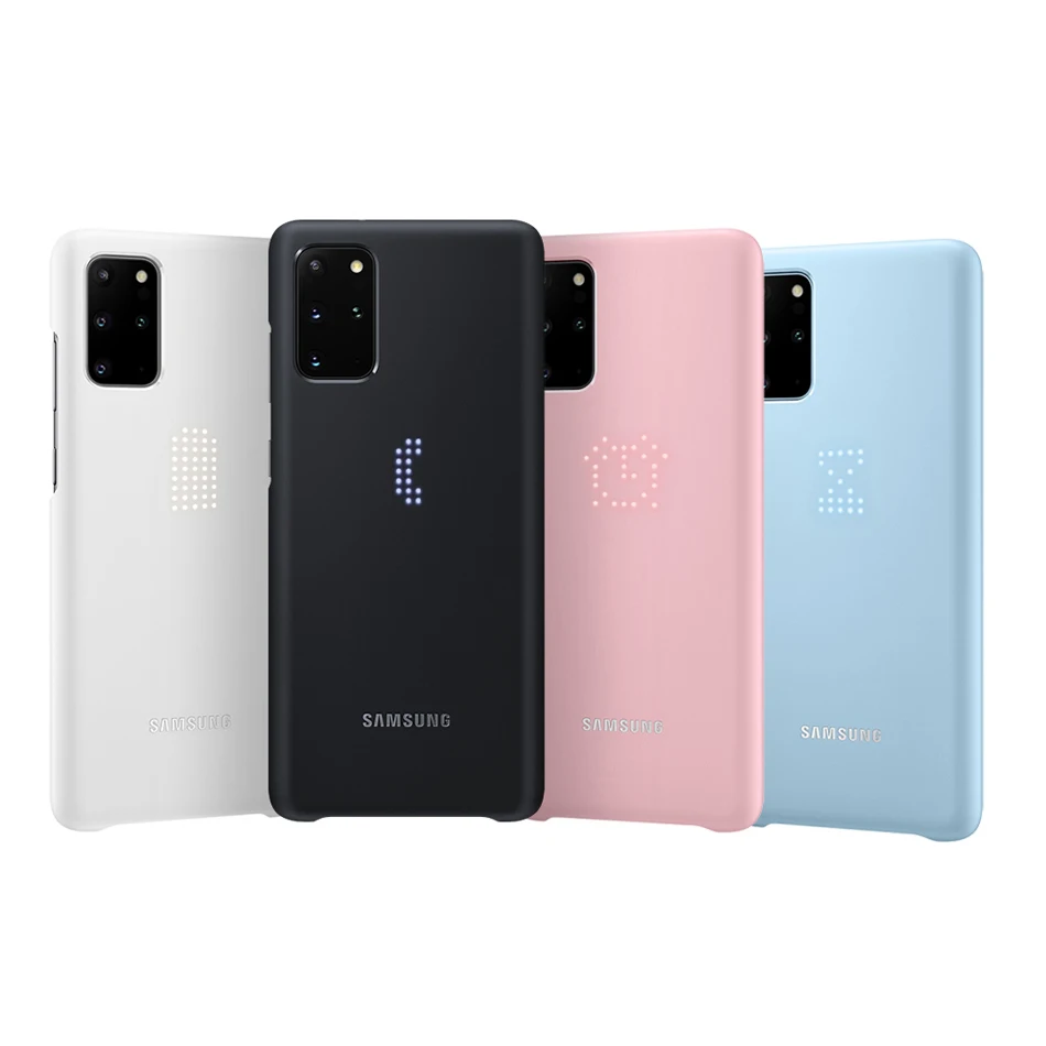 Оригинальный чехол Samsung S20 Ultra Led для Galaxy Plus с Умной светодиодной подсветкой