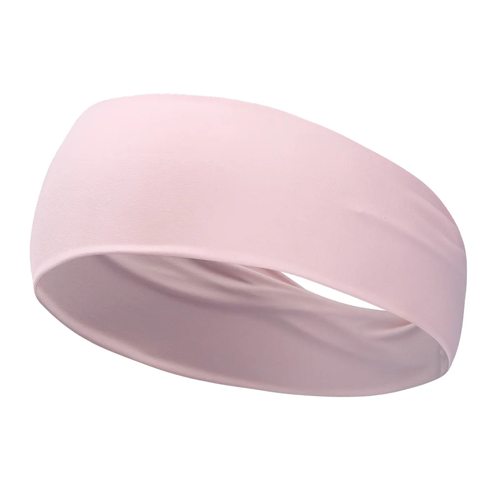 Pink Нескользящие повязки на голову, повязка на голову, эластичная Мягкая повязка на голову, эластичная повязка на голову для велосипеда, аксессуары, повязка на голову для мужчин и женщин, дизайн - Цвет: Pink