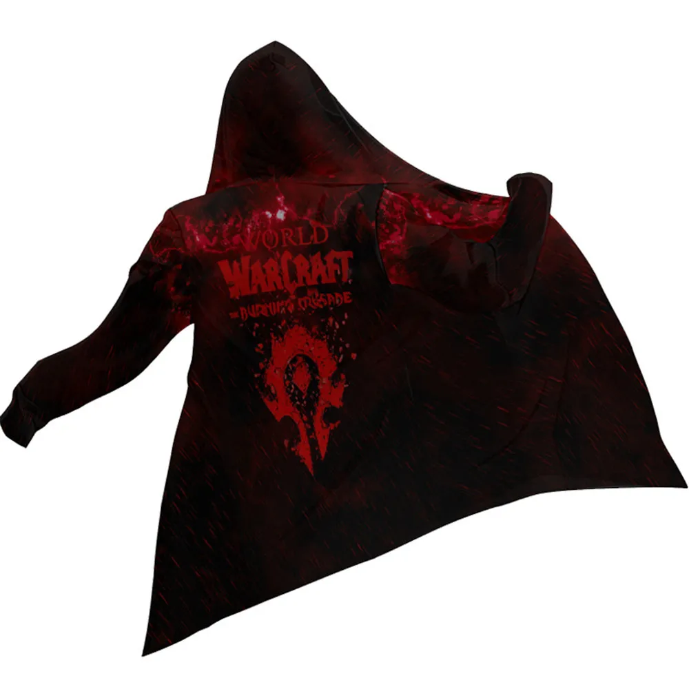 Средневековый винтажный Тренч с капюшоном куртка для мужчин косплей World of Warcraft