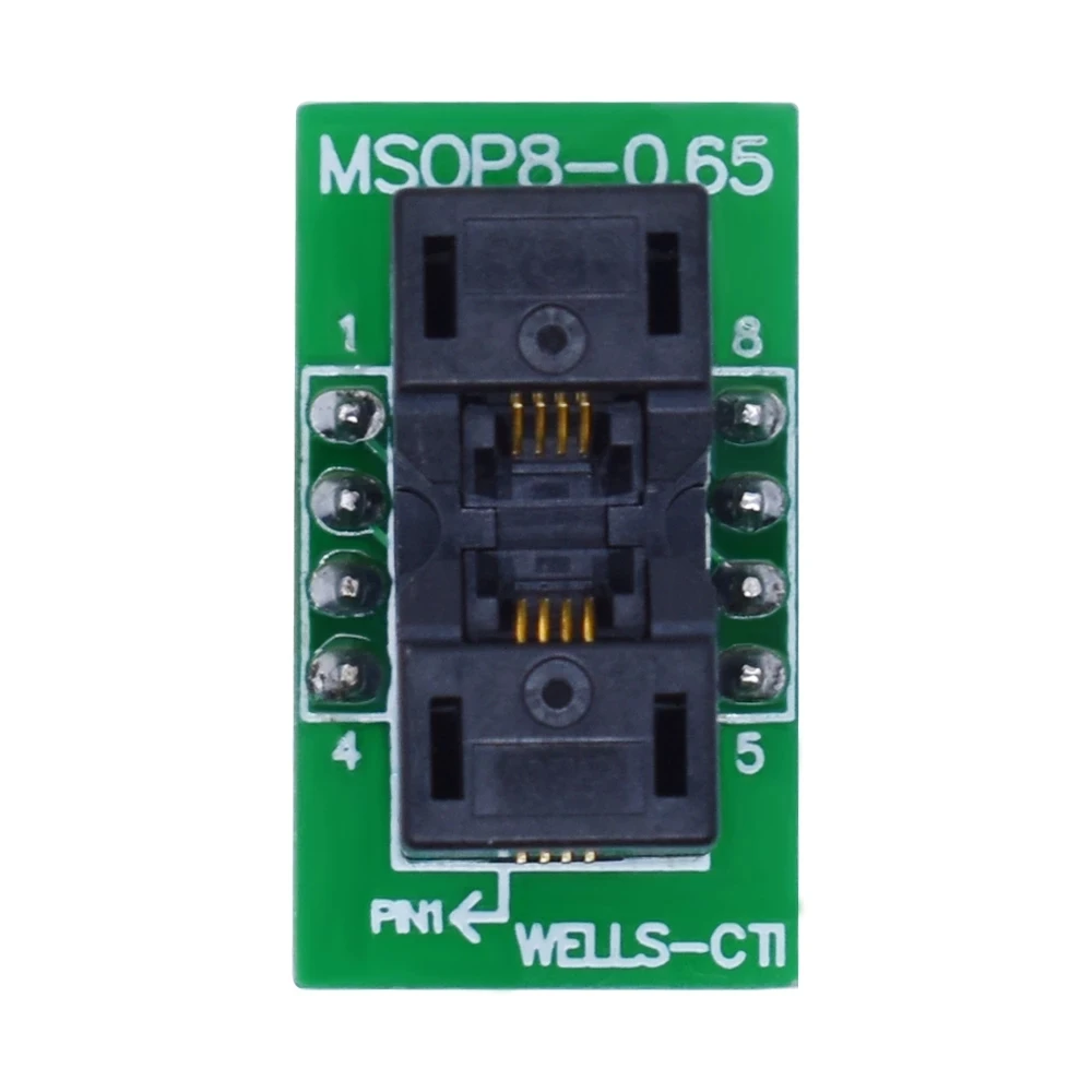 MSOP8 к DIP8 MCU Тестовая розетка для микросхем Адаптер программатора Розетка