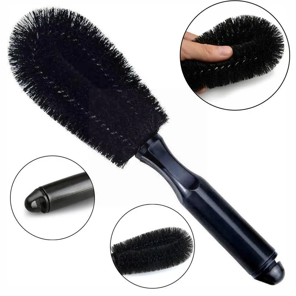 

1pcs Car Wheel Brush Tire Rim Washing Tool Vehicle Scrub Brush Detailing Tyre Tool Car Care Brush Cleaning Auto Brushes Bla N1L2
