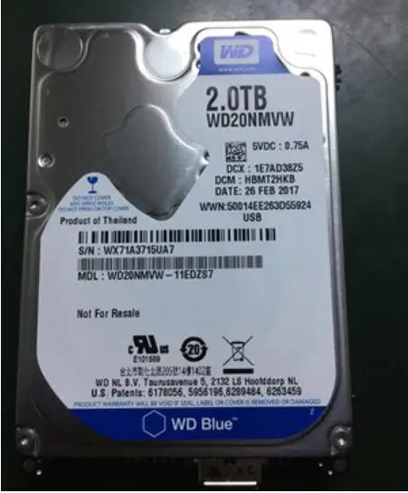 Piezas de repuesto para placa de Wd20nmvw-11edzs7, piezas de repuesto abiertas, n&uacute;mero 2060-771961-001-0
