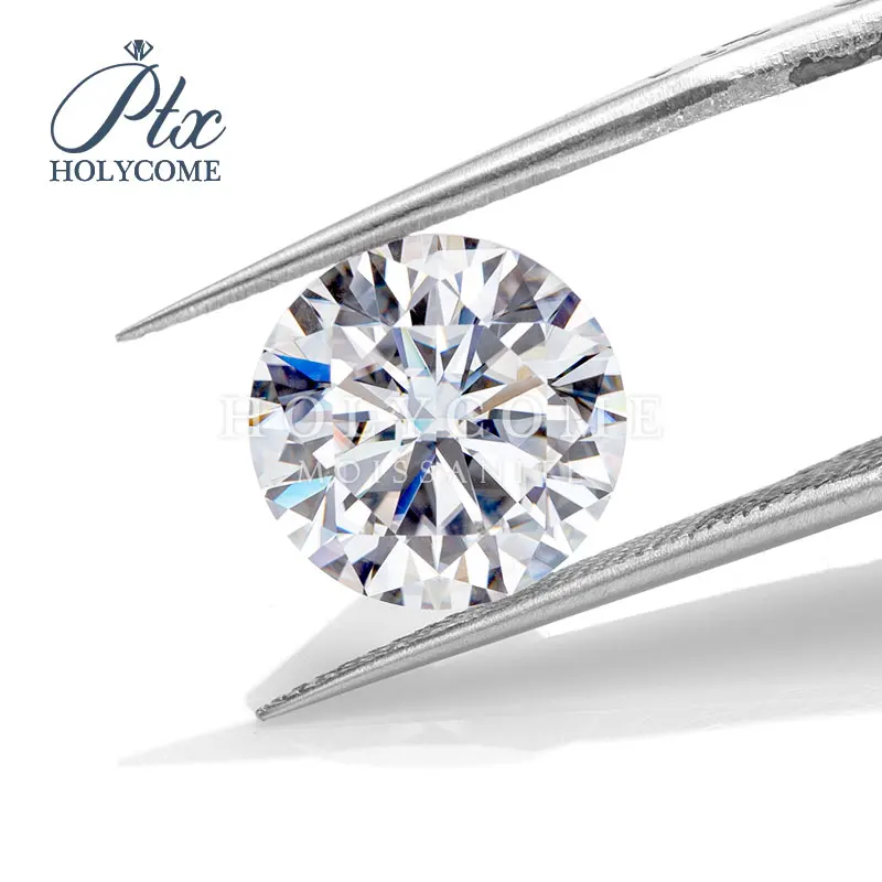 

Top quality D color 12MM super white and best clarity round moissanite can pass diamond test from moissanite manufacturer