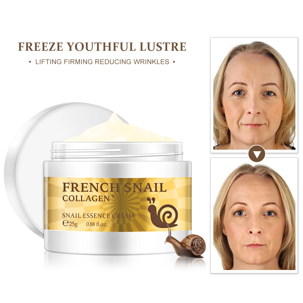 Korean Snail Face Cream Hyaluronic Acid Moisturizer Anti Wrinkle Aging Cream for Face Nourishing Serum Day Cream Skin Care luis bien mouisturising cream for dry skin moisturizer face cream skin care nourishing serum moist nourishing deep moisturizer