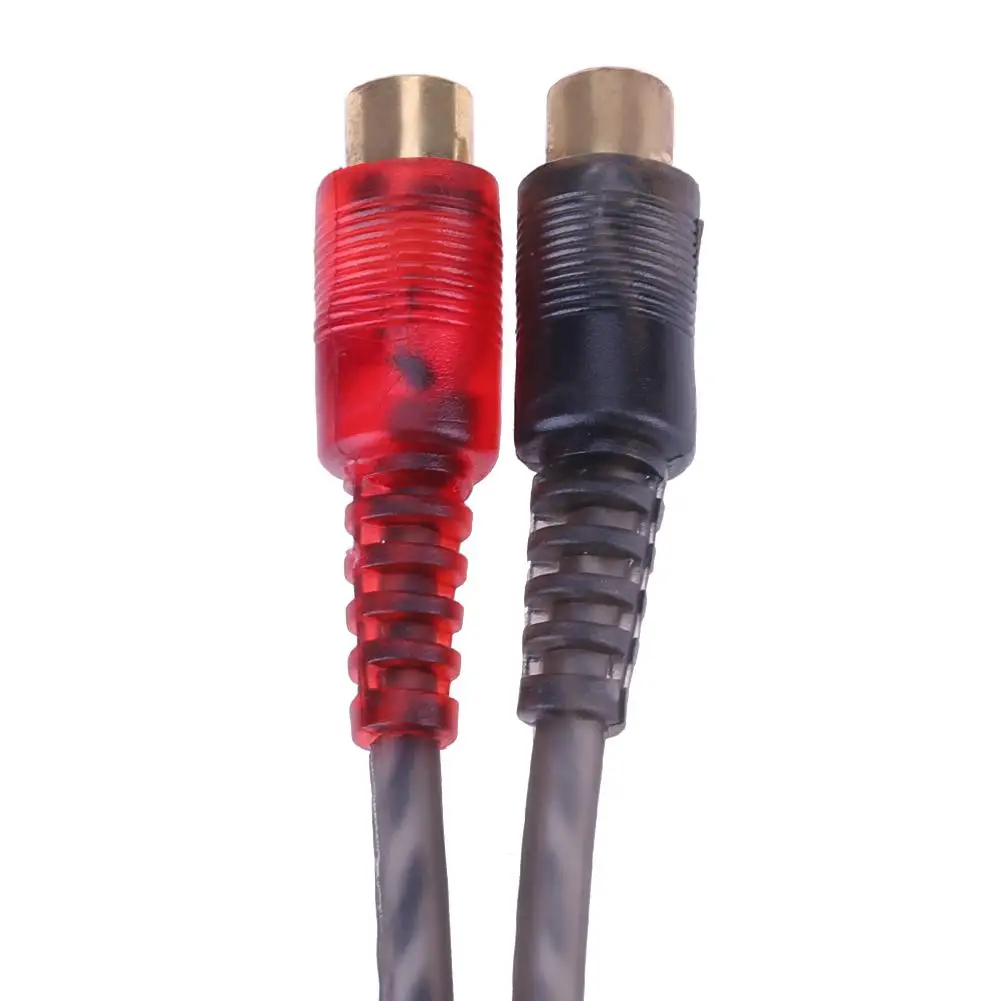 1 шт. 30 см RCA штекер на 2 разъем OFC разветвитель Кабель для автомобильной
