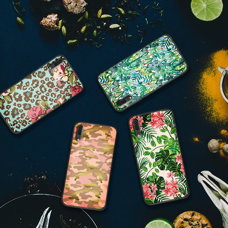 Чехол для телефона leaf Leopard tiger huawei honor 10 VIEW 20 7C 5.99IN 7X 8X 8C NOTE 8 9 lite 7A 9X Pro | Мобильные
