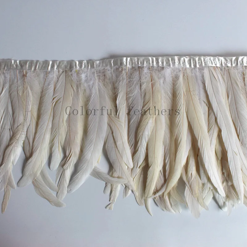 Украшение для платья/юбки/костюма петушиное перо 30-35 см 1 ярд отделка из перьев