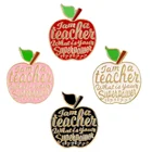 Эмалированная эмалированная этикетка в виде яблока, 4 цвета