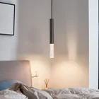 Светодиодные подвесные светильники с поверхностным креплением, освещение для кухни, столовой, магазина, бара, украшение для прилавка, цилиндрические подвесные лампы, 7 Вт