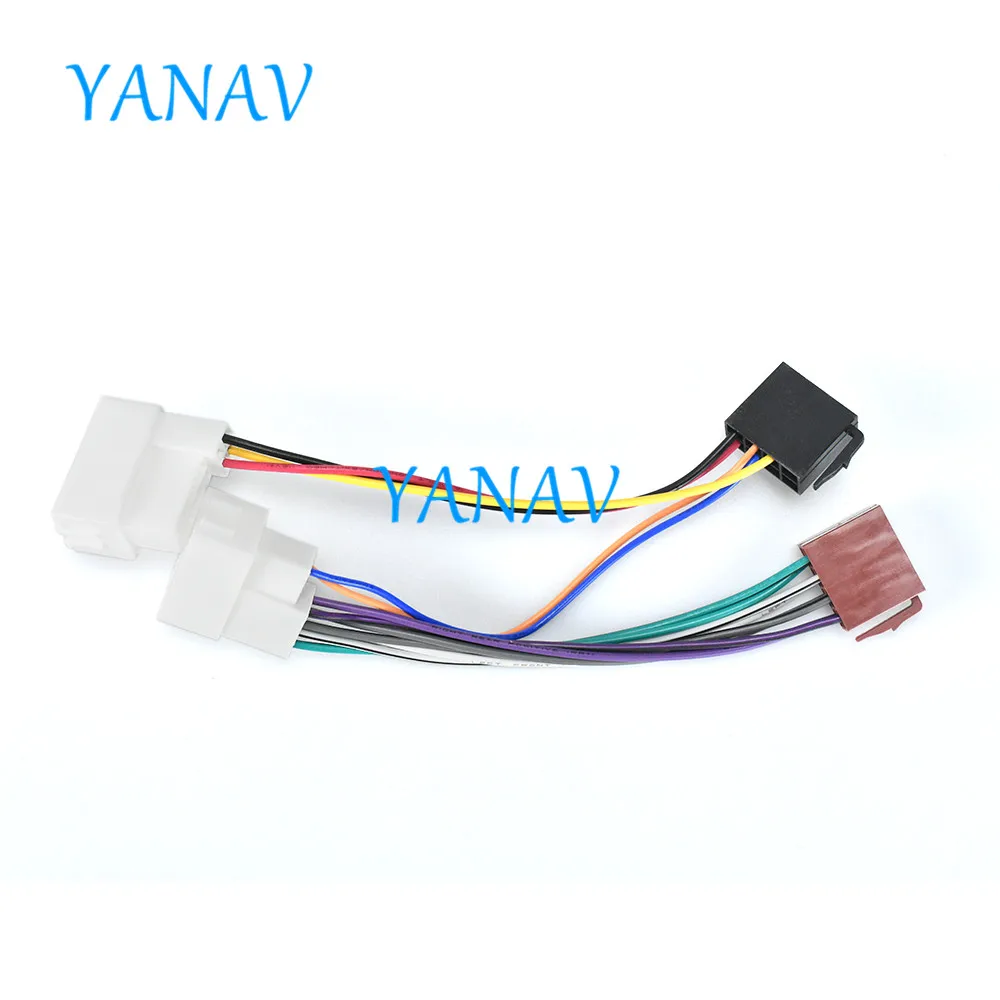 12-033 ISO RADIO ADAPTER CABLE FOR HYUNDAL iX-35 Solaris i-25 Verna Accent 2010+/KIA Sportage 2010+Rio 2011+ Car Stereo Radio I |