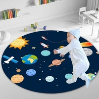 1pcs baby crawling mat children bedroom space pattern baby blanket photo play game decoration 60cm room soft props pad craw y8w9