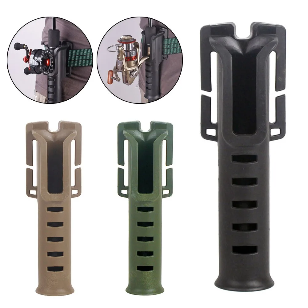 

Portable Belt Rod Holder Pole Inserter Fishing Anti-slip Multifunctional Quick Rod Rack Pesca Fish Tackle With Or Without Belts
