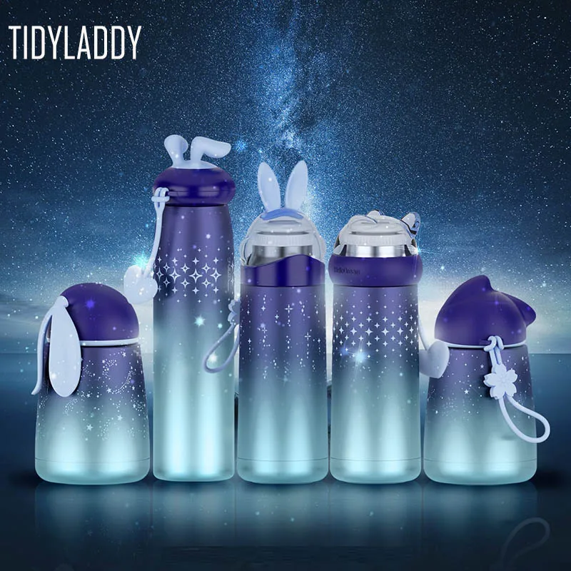 

Stainless Steel Termos Mug Rabbit Cartoon Portable thermo Tea mug Travel thermos mug Gift Insulated Cup Women Vacuum Flasks