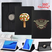 360 degree rotating folio pu leather case cover for huawei mediapad t3 10 9 6mediapad t5 10 10 1 tablet case pen