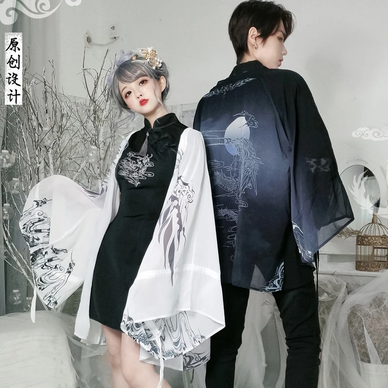 Женское винтажное платье в китайском стиле короткое Чонсам с вышивкой