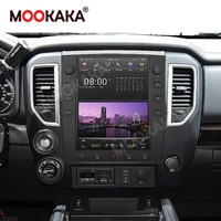 for nissan titan pickup android 9 0 car radio tesla style navigation car gps stereo audio player head unit built in carplay dsp