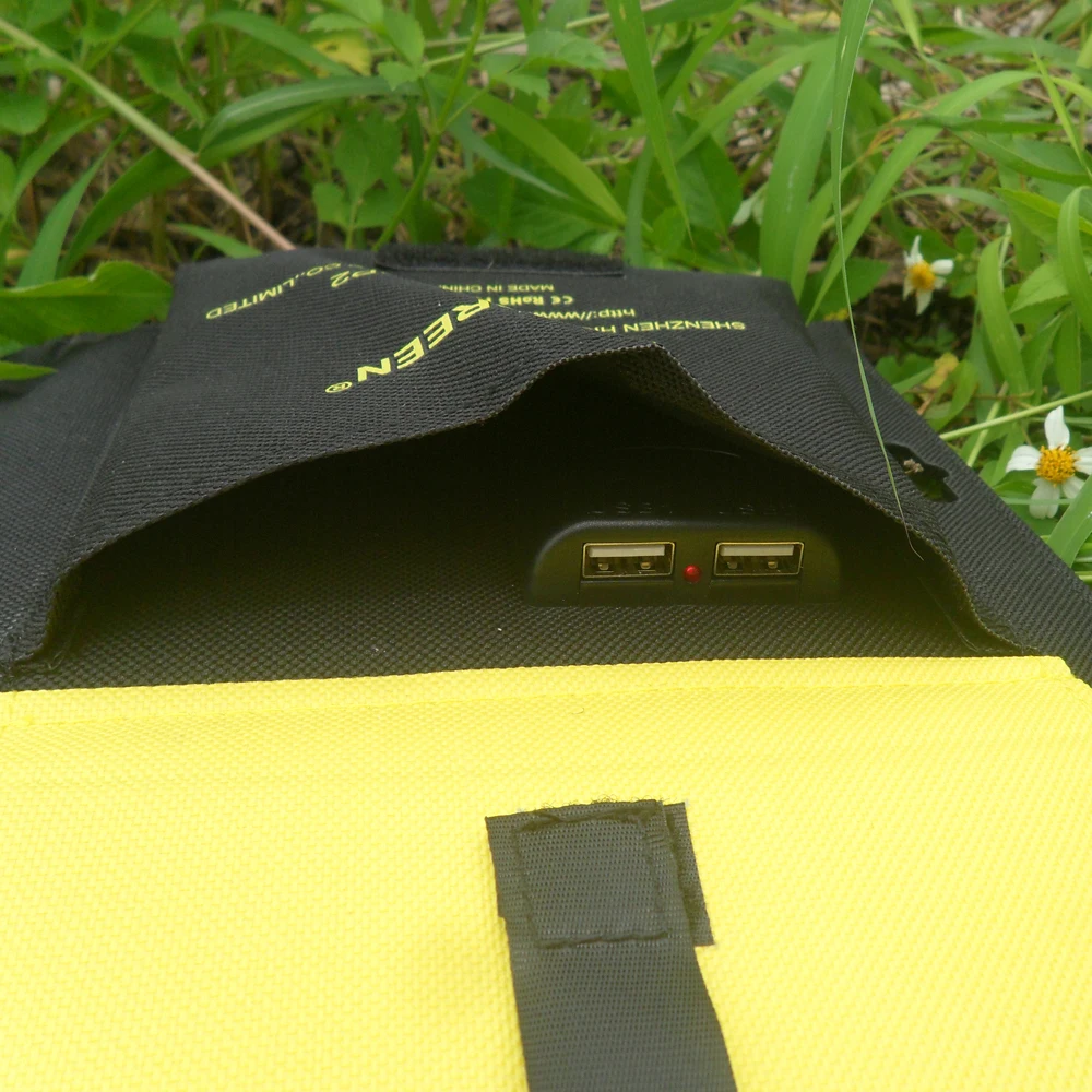 

PowerGreen 7W Waterproof Solar Panel USB Outputs for Phone