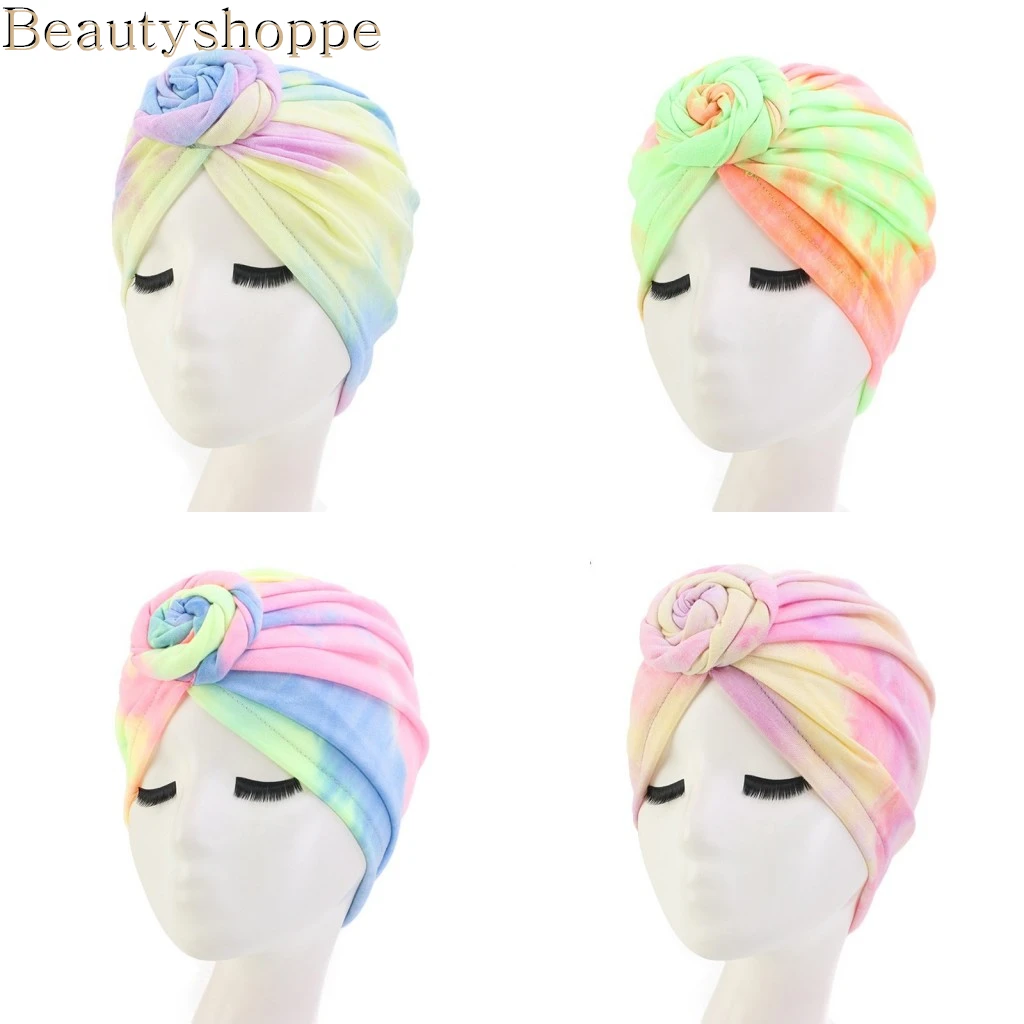 Тюрбан в виде пончика для женщин женская шапка головной платок из хлопка Женская