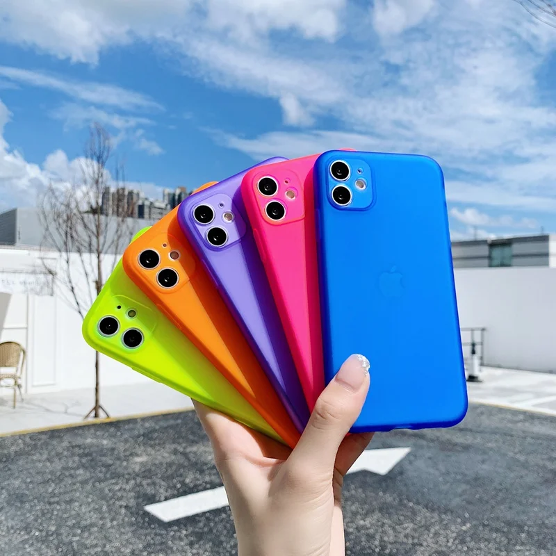Чехол для iphone 8 7 6 6s Plus X S MAX XR жидкий чувствительный флуоресцентный мобильный