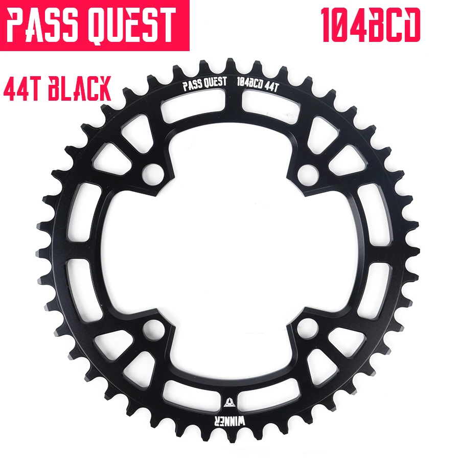 Pass Quest велосипедная Звездочка 104BCD 32T 34T 36T 38T 40T 42T 44T 46T 48T сплав CNC велосипед цепь