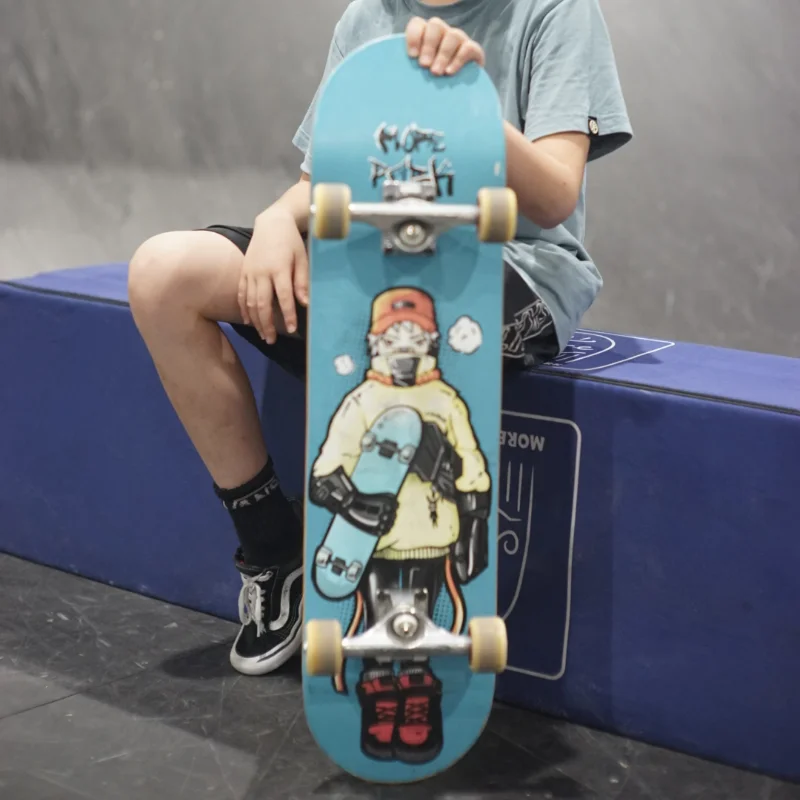 

Профессиональный Кленовый Скейтборд, уличный, для начинающих, двойной рокер, модный скейтборд, палуба, экшн, колесо, скейт, развлечения BS50BM