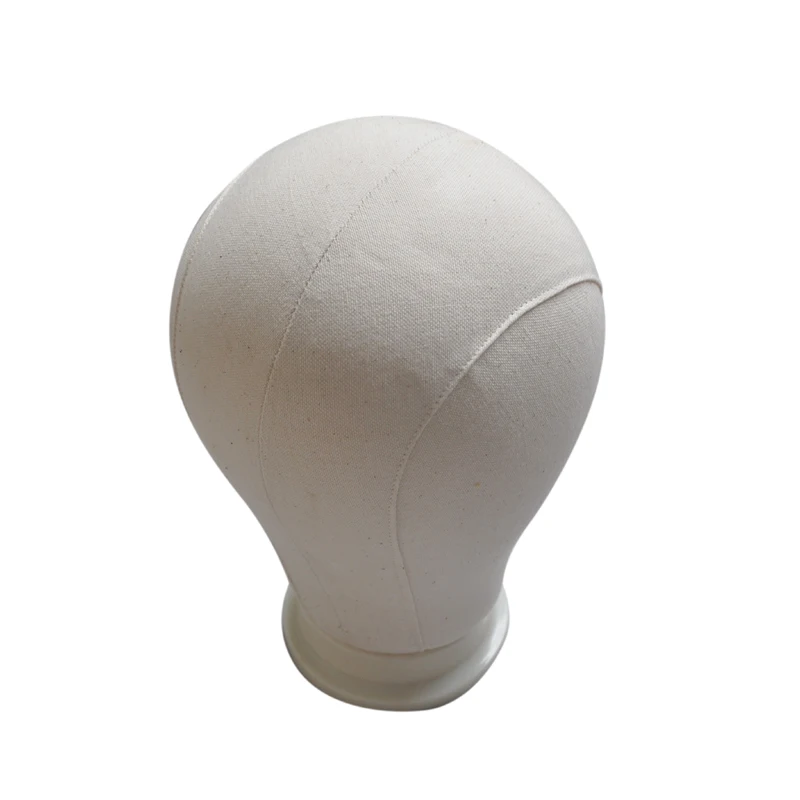 

21"/22"/23"/24"/25'' Canvas Block Head for Hair Extension Lace Wigs Making and Display Styling Mannequin Manikin Head