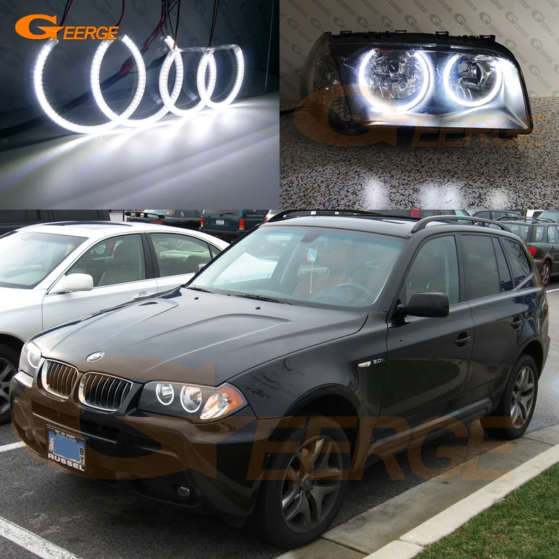 Для BMW E83 X3 2003 2004 2005 2006 пред facelift отличный ультра яркий smd led Ангельские Глазки halo