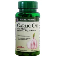 free shipping unflavored garlic oil soft capsules enhance immunity 250 capsules