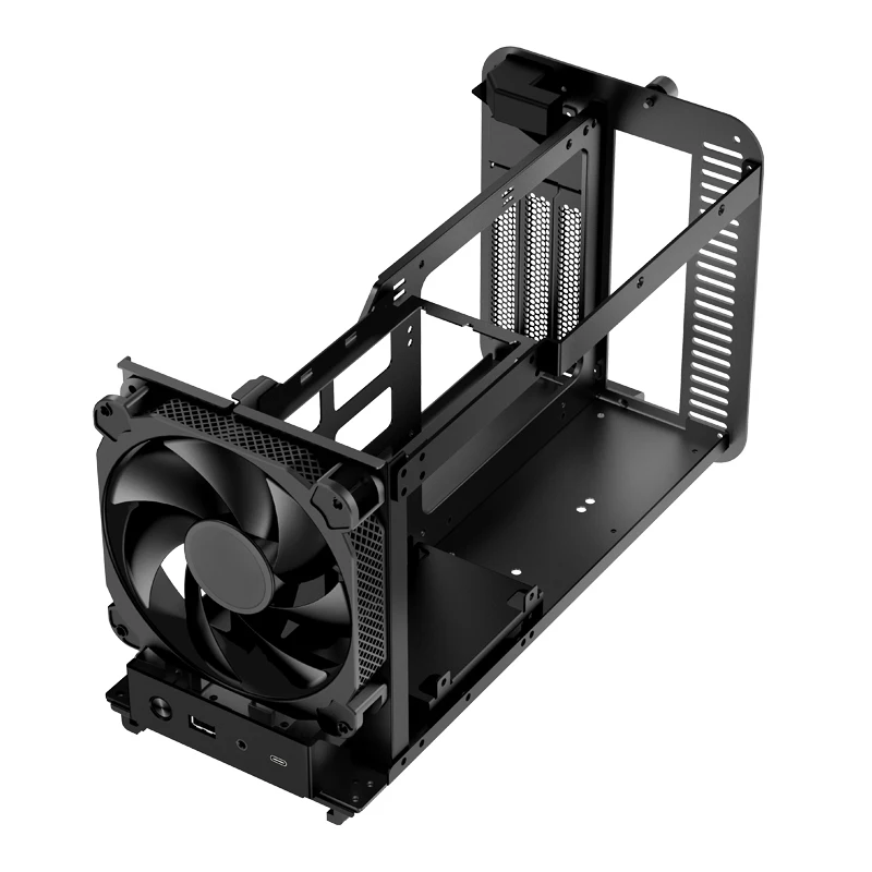 PC Case JONSBO V11 Aluminum Mini For Vertical Horizontal Support SFX Small Power Supply ITX Motherboard Long Graphics Card | Компьютеры и
