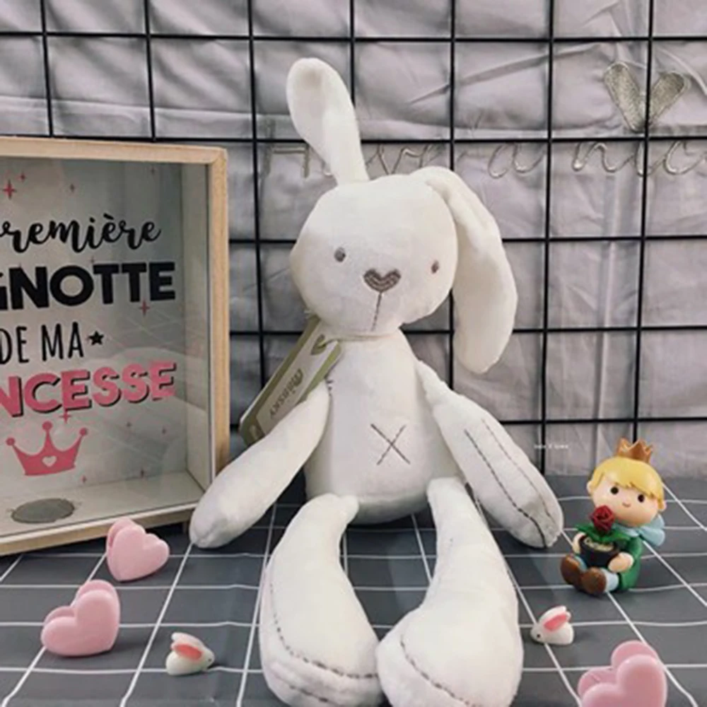 

Long-eared rabbit doll baby sleep soothing doll plush toy soothes rabbit PP cotton birthday present