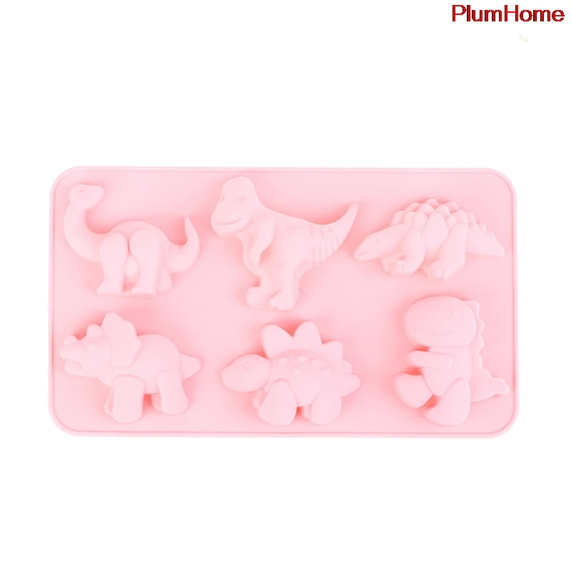 Силиконовые формы для торта в виде динозавра Детская мультяшная форма шоколада